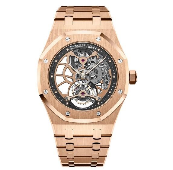 AAA Replica Audemars Piguet Royal Oak Tourbillon Extra-Thin Openworked Watch 26518OR.OO.1220OR.01